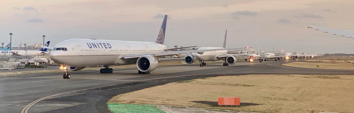 飛行機渋滞