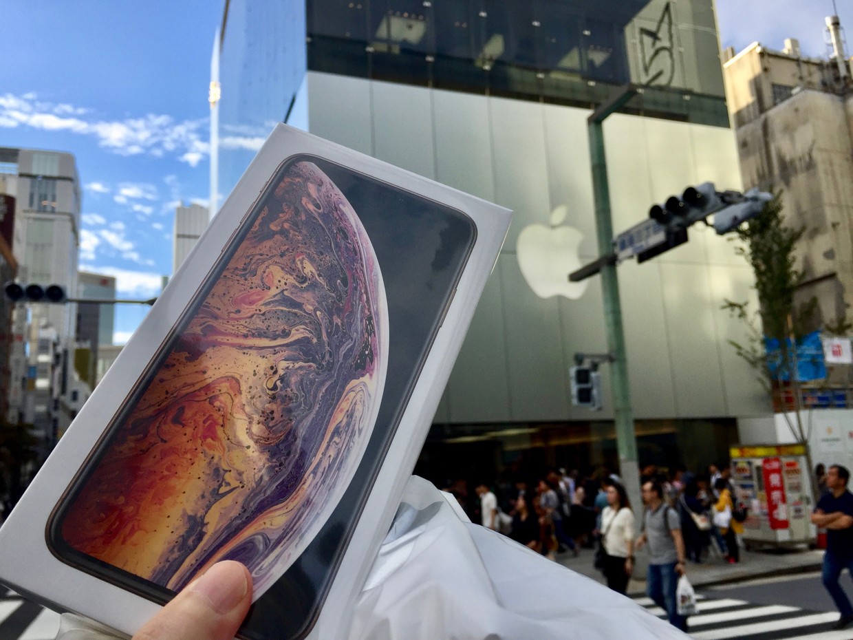 iPhone XS Max @Ginza